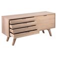 A Line Sideboard - 1 Door - Large - 160cm - White Oak