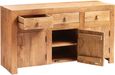Ajmer Light Mango Wood 135cm Medium 3 Door Sideboard