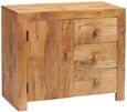 Ajmer Light Mango Wood Small 1 Door Sideboard
