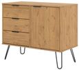 Augusta Pine 90cm Small Sideboard with Hairpin Legs