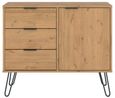 Augusta Pine 90cm Small Sideboard with Hairpin Legs