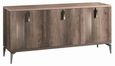 Matera Large Sideboard - 3 Door - Wood Grain Gloss