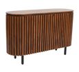 Amber Slatted Mango Wood 135cm Medium 2 Door Sideboard