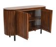 Amber Slatted Mango Wood 135cm Medium 2 Door Sideboard