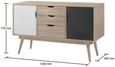 Anson 125cm Medium 2 Door Sideboard - Variant Available