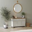 Arden Grey Painted 115cm Small 3 Door Sideboard