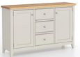 Arden Grey Painted 130cm Medium 2 Door Sideboard