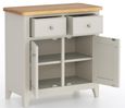 Arden Grey Painted 75cm Small 2 Door Sideboard