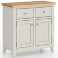 Arden Grey Painted 75cm Small 2 Door Sideboard