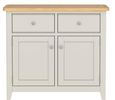 Arden Grey Painted 90cm Small 2 Door Sideboard