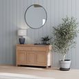 Arden Oak 115cm Small 3 Door Sideboard