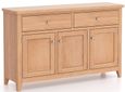 Arden Oak 115cm Small 3 Door Sideboard
