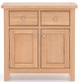 Arden Oak 75cm Small 2 Door Sideboard