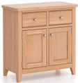 Arden Oak 75cm Small 2 Door Sideboard