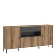 Arundel Oak Effect 2 Door Large Sideboard