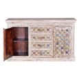 Awendaw Sideboard - 2 Door - Medium - 150cm - Mango Wood - White Washed