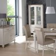 Montreux Narrow Sideboard - 2 Drawer - Grey Washed Oak & Soft Grey