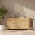 Bergen Medium Sideboard - 2 Door - Oak - 140cm