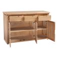 Moderna Sideboard - 3 Door - Medium - 130cm - Oak