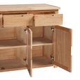Moderna Sideboard - 3 Door - Medium - 130cm - Oak