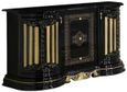 Betty Black Italian Medium Buffet Sideboard - 2 Doors