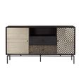 Boho Sideboard - 160cm - Large - Black Mango Wood