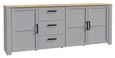Bohol Grey 3 Door Extra Large Sideboard