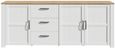 Bohol White 3 Door Extra Large Sideboard