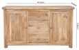 Bombay Solid Mango Wood 145cm Medium Sideboard