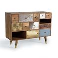 Bonham Sideboard - Mango Wood - Multi Drawer - Small - 110cm