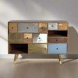 Bonham Sideboard - Mango Wood - Multi Drawer - Small - 110cm