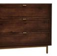 Brando Sideboard - Herringbone - 2 Door - Extra Large - 180cm - Dark Brown