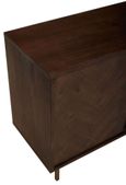 Brando Sideboard - Herringbone - 2 Door - Extra Large - 180cm - Dark Brown