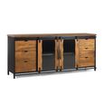 Brescia Sideboard - 2 Door - Extra Large - 190cm - Mango Wood - Industrial Style
