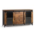 Brescia Sideboard - 2 Door - Medium - 150cm - Mango Wood - Industrial Style
