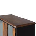 Brescia Sideboard - 2 Door - Small - 87cm - Mango Wood - Industrial Style