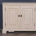 Brushed White Sideboard - 4 Door - Extra Large - 200cm