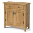 Burford Small Sideboard - 85cm - 2 Door - Oak