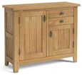 Burford Small Sideboard - 2 Door - Oak