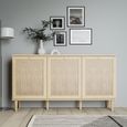 Calasetta Rattan 3 Door Medium Sideboard 