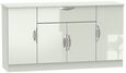 Camden Cashmere Wide Sideboard - 4 Doors