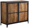 Chamba Industrial Wood and Iron 90cm Small Sideboard