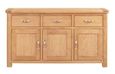 Clarion Sideboard - 3 Door - Medium - 150cm - Oak