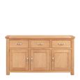 Clarion Sideboard - 3 Door - Medium - 150cm - Oak
