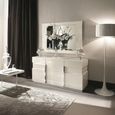 Clearance - Alf Italia Canova White Gloss 3 Door 175cm Large Sideboard - A318