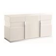 Clearance - Alf Italia Canova White Gloss 3 Door 175cm Large Sideboard - A318