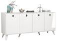 Clearance - Elias White 4 Door Large Sideboard