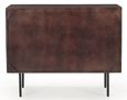 Clearance - Highgrove Fluted 2 Door Sideboard in Walnut Finished Mango Wood - Brand New Item