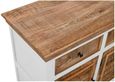 Coastal White and Wood 140cm Medium Sideboard