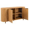 Colima Large Sideboard - 2 Door - 160cm - Fluted Oak